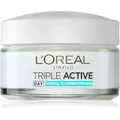 L´Oréal Paris Triple Active dnevna vlažilna krema za normalno do mešano kožo (Day Multi-Protection Moisturizer) 50 ml