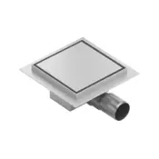 Mexen Flat-Q M13 kvadratni talni odtok 20 x 20 cm, inox - 1010020
