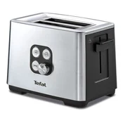 TEF Tefal Equinox TT420D 7 2 slice(s) Black, Stainless steel
