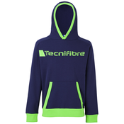 Childrens Sweatshirt Tecnifibre Fleece Hoodie Navy 6 - 8 years