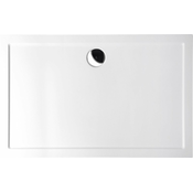 Kad za prho iz litega marmorja KARIA, 100 x 70 x 4 cm, bela - Bela - 100.00 - 24 - Liti marmor - Vgrajen v tla - Pravokotna - 90.00 - Polysan - CULTURED MARBLE - 70.00 - 100x70x4 cm