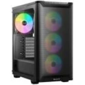 BeQuiet! PURE BASE 501 LX Black, Four pre-installed Light Wings LX PWM 140mm fans, ARGB controller and ARGB-PWM hub for 6 fans, Ready for water cooling radiators up to 360mm , BGW78
