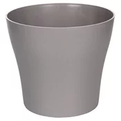 Tulipan Mat lonček sive barve premera 24 cm