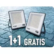V-TAC LED reflektor 100W, 8150lm, CCT sprememba barve, CREE CHIP, črn, 1+1 gratis!