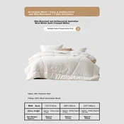 Mercury Home Textile Prekrivac, Vuna, 200x230cm, Beli