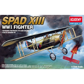 Model zrakoplova 12446 - SPAD XIII WWI FIGHTER (1:72)