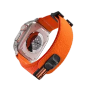 Pašček za uro ULTIMAL Elastic Apple Watch 44mm 45mm 46mm 49mm 42mm, oranžna