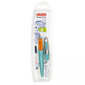 Herlitz nalivno pero, My.pen, za levičarje, turkiz/oranžen, na blistru