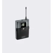 Pocket transmitter XSw1/2, 614 - 638 MHz