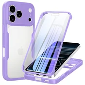 Hibridni Full body ovitek Techsuit ColorVerse 360 za iPhone 17 Pro Max/18 Pro Max - purple