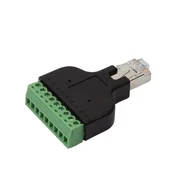 shumee RJ45 adapter za 8-pinsko priključno letev Logilink RJ45 vtič Terminal8P8C