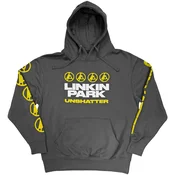 Linkin Park Unshatter (Back Print & Sleeve Print) Charcoal Grey M Kapuco