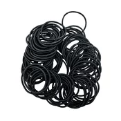 Thin black hair tie 100 ks