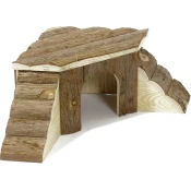 Hišica lesena Sunny za Glodavce 48 x 48 x 21 cm Flamingo