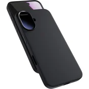 EPICO Mag+ Silikonski etui za iPhone 17 Black