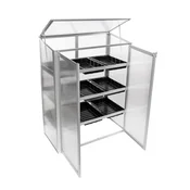 STEEL HOUSE ALIUM Vrtna hiška, 76x38.5x98.5 cm
