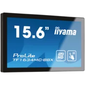 Monitor touch Iiyama 39,6 cm (15,6) TF1634MC-B8X 1920x1080 POS IPS 25ms VGA HDMI DisplayPort USB OpenFrame  7H ProLite
