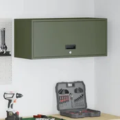 Ormar za zid u garaži Maslinovo zelena 80 x 33 x 35 cm