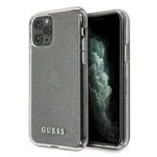 Guess GUHCN65PCGLSI iPhone 11 Pro Max srebrn/srebrn trdi ovitek z bleščicami