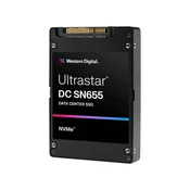 WD Ultrastar DC SN655 2.5 7680 GB PCI Gen4, NVMe 1.4b, ISE