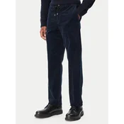KARL LAGERFELD Hlače iz tkanine 265358 564827 Mornarsko modra Regular Fit