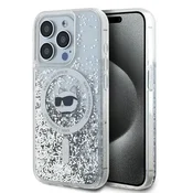 shumee Prozoren ovitek Karl Lagerfeld Liquid Glitter MagSafe za iPhone 13 Pro Max
