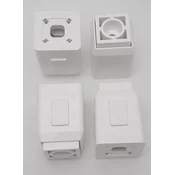 SAPHO AQUALINE Montažna Sada, Beli Mat Kovina 156mm