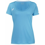 Majica kratkih rukava za djevojcice Babolat Play Cap Sleeve Top Girl - cyan blue