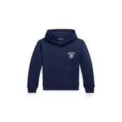 Polo Ralph Lauren pulover s kapuco otroški z bombažem