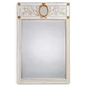 Casa Padrino luxury baroque mirror antique white/gold - Rectangular Italian baroque style wall mirror - Luxury furniture in baroque style - Luxury Quality - Made in Italy