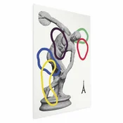 shumee Plakat - Grafični kolaž - met diska - skulptura