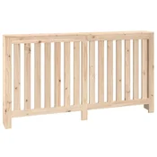 Vidaxl Pokrov za radiator 153x19x84 cm trdna borovina
