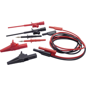 Schnepp Schnepp 354 000061 varnostni merilni kabel\, komplet [testna špica\, krokodil sponka\, 4 mm moški konektor - 4 mm moški konektor] črna\, rdeča 1 set, (20422969)