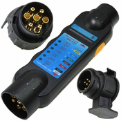GEKO tester vtičnic, vtiči za priklopnike + adapterji 13/7 7/13