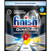 Finish Quantum Ultimate Lemon Sparkle kapsule za perilicu posuda, 60 komada