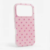 Maska Candy Dots za iPhone 17 Pro pink
