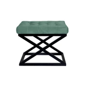 Atelier del Sofa Tabure 50x42x40cm, Crno-Zeleno