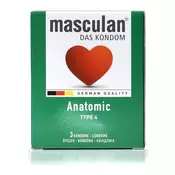 Masculan Type 4 Anatomic- 3 kondoma