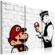Slika - Mario Bros (Banksy) 120x80