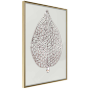 Poster - Leaf-Shaped Pendant 30x45
