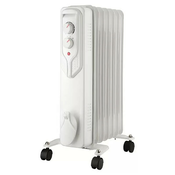 Oljni radiator Voltomat Heating (1500 W, 7 reber, bel)