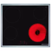 Bosch PKE645BB2E, Ugradna ploca, Staklokeramicka, Crna