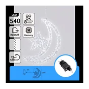 Aigostar - LED zunanja božična dekoracija 540xLED/6W/230V IP44 hladna bela 45cm