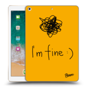 Silikonski prozorni ovitek za Apple iPad 9.7 2017 (5. gen) - I am fine