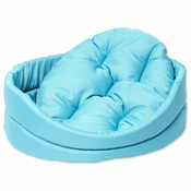 Krevet Dog Fantasy ovalni s jastukom tirkiz 54x46x16cm