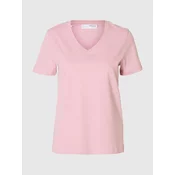 SELECTED FEMME Majica SLFESSENTIAL svetlo roza