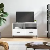 TV ormaric bijeli 80 x 36 x 50 cm od konstruiranog drva