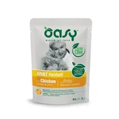 Oasy Chunks in Gravy Hairball Adult piščanec v omaki, vrečka - 85 g 12 x 85 g