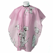 BraveHead Doggy Pink Cutting Cape for Kids