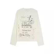 Bershka Pulover ESTRELLA CLAVE  črna / volneno bela